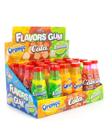 CARAMELOS FANTASY FLAVORS GUM E.24UND