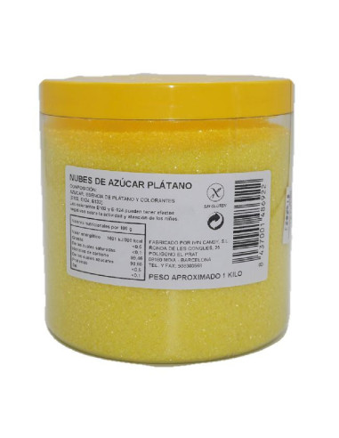 AZUCAR IVINCANDY PLATANO T.1KG