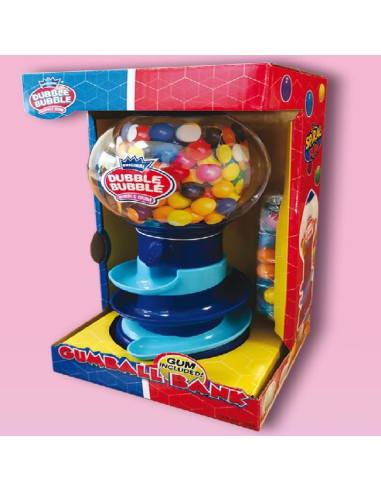 JUGUETES FLEER GUMBALL BANK AZUL 1UND