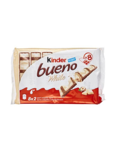 CHOCOLATINAS KINDER BUENO WHITE 8UDS