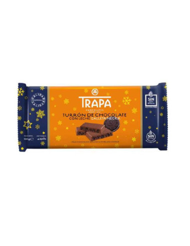 TURRON TRAPA LECHE GALLETA 120GRS