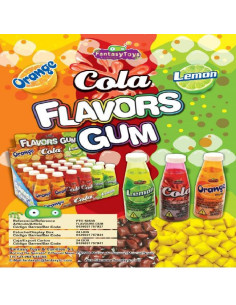 CARAMELOS FANTASY FLAVORS GUM E.24UND