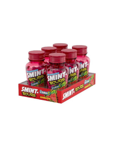 CARAMELOS SMINT SOURS FRESA CON VITAMINA C 6UND49GR