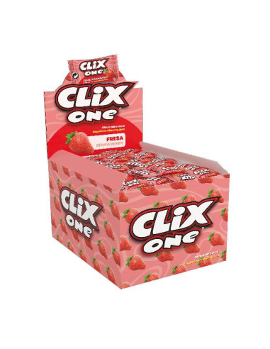 CHICLES FLEER CLIX FRESA 200UND