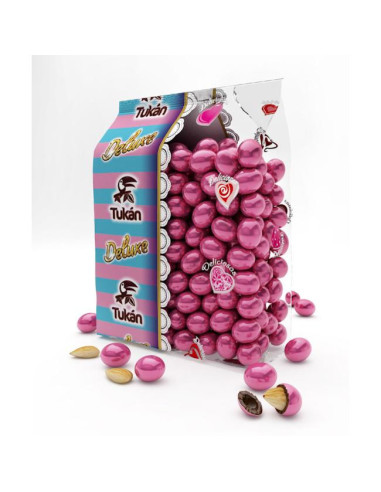 ALMENDRAS TUKN CHOCO LECHE ROSA 1KG