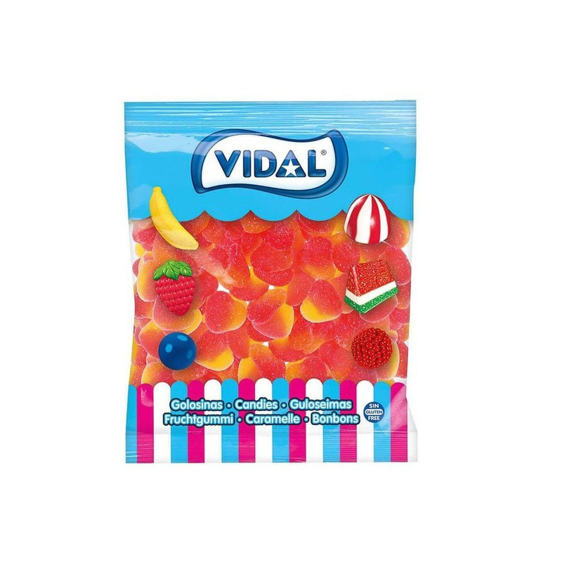 GOMAS VIDAL CORAZON MELOCOTON AZ. B.1KG