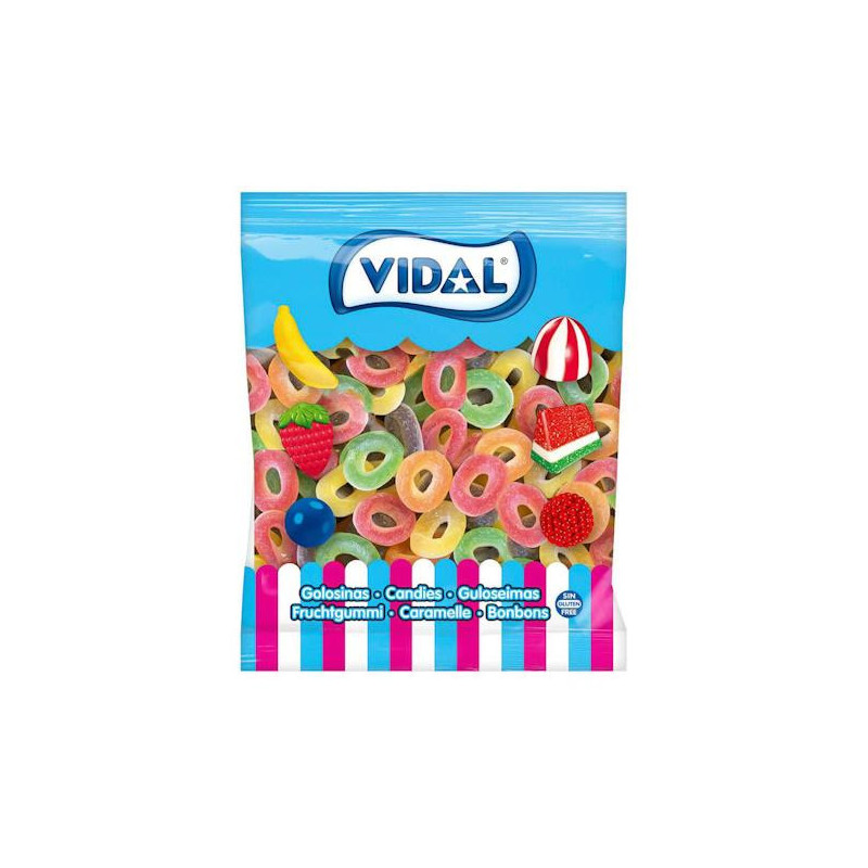GOMAS VIDAL AROS SURTIDOS AZUCAR B.1KG