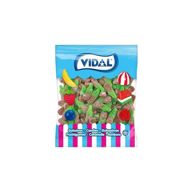 GOMAS VIDAL BOTELLAS COLA AZUCAR B.1KG