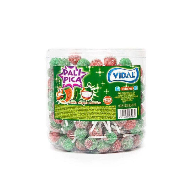 CHUPAS VIDAL PALIPICA SANDIA T.200UDS
