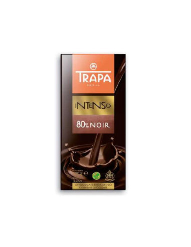 CHOCOLATE TRAPA NEGRO 80% INTENSO 175GR
