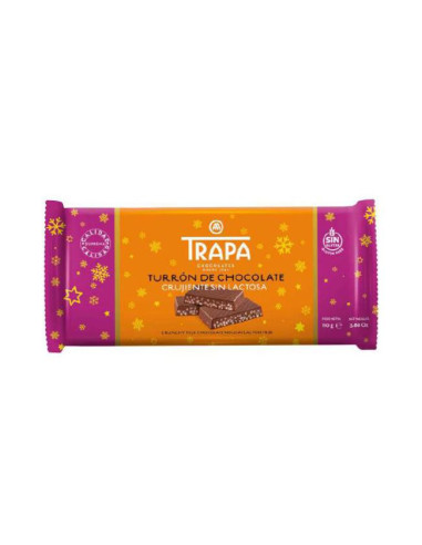 TURRON TRAPA CRUJIENTE LECHE S/LAC. 110G