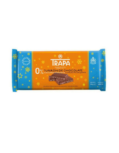 TURRON TRAPA CRUJIENTE LECHE S/AZ. 110GR