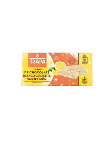 TURRON TRAPA BLANCO CRUJIENTE LIMON 175G