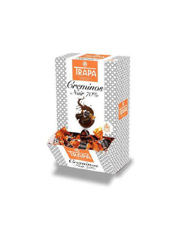 BOMBONES TRAPA CREMINOS NOIR 70% 500GR 140UDS