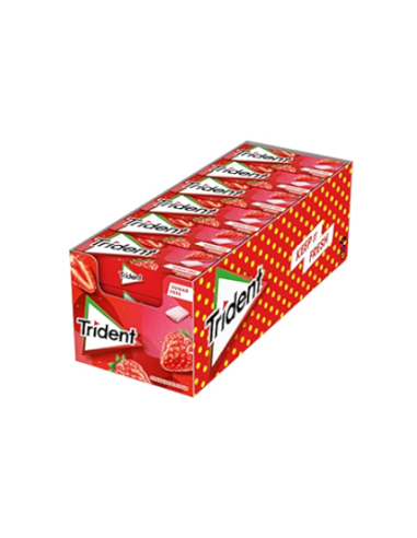 CHICLES TRIDENT GRAGEA FRESA 24UND