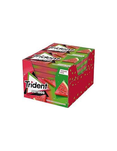 CHICLES TRIDENT SENSES WATERMELON 12UND