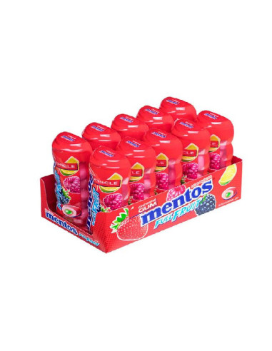 CHICLES MENTOS POCKET FRUTOS SILV.10U