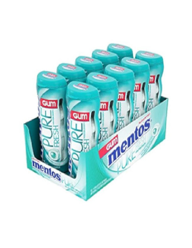CHICLES MENTOS POCKET WINTER-GREEN 10UDS