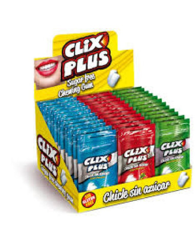 CHICLES FLEER EXPOSITOR 36UDS 3SABORES
