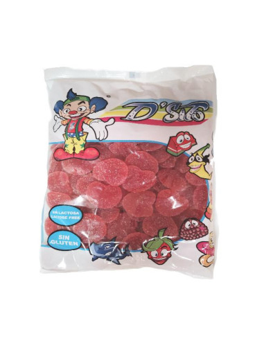GOMAS SITO CORAZONES CEREZA AZUCAR B.1KG