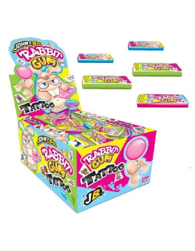 CHICLES JOHNYBEE RABBIT GUM E.200UDS