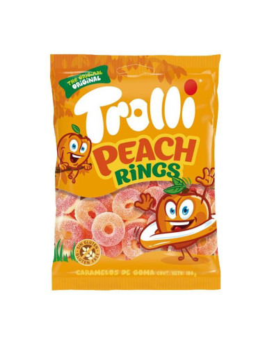 GOMAS TROLLI AROS MELOCOTON PICA 250UND