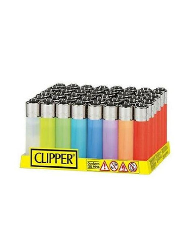 ENCENDEDOR CLIPPER TRASLUCIDO POCKET.48U