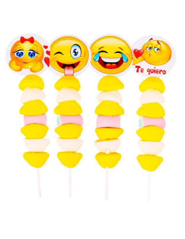 BROCHETAS DULCEARTE EMOTICONOS 1UND