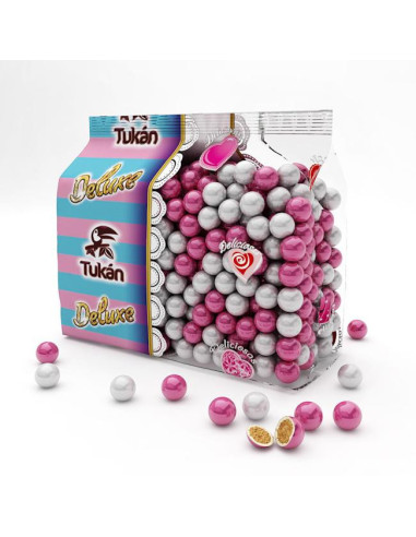 GRAGEADOS TUKAN MINI BOLAS ROSAS 450GR