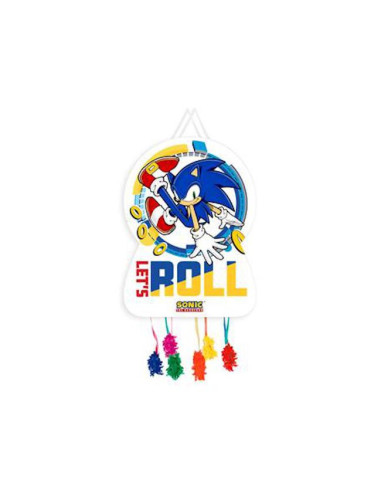 PIÑATA MACADAMIA SONIC GRANDE 1UND 46X65CM