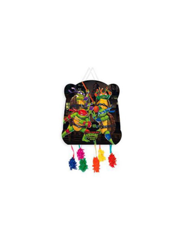 PIÑATA MACADAMIA TORTUGAS NINJA PEQ 1UND 28X33CM