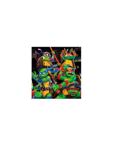 SERVILLETAS MACADAMIA TORTUGAS NINJA 20UND