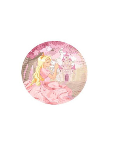 PLATOS MACADAMIA PRINCESAS 8UDS 23CM