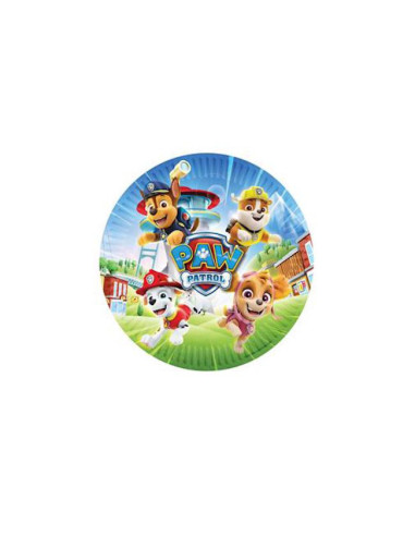PLATOS MACADAMIA PATRULLA CANINA 8UDS 23CM