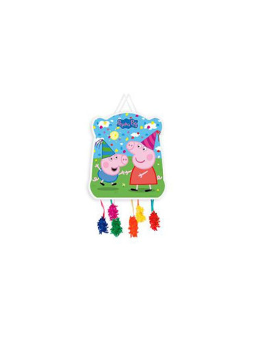 PIÑATA MACADAMIA PEPPA PIG PEQ 1UND 28X33CM