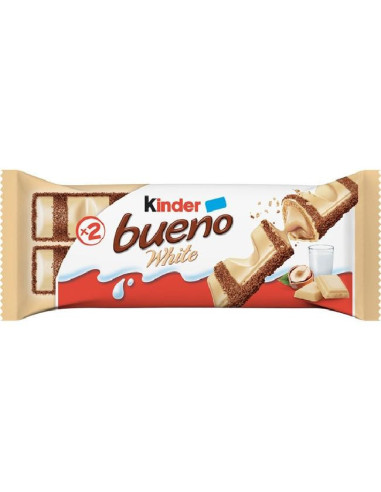 CHOCOLATINAS KINDER BUENO WHITE 30UDS