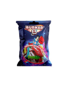 GOMAS BURMAR TIBURONES SURTIDO BRILLO B.100GR