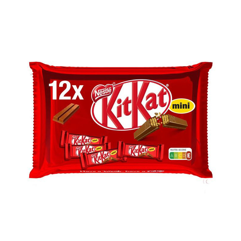 CHOCOLATINAS NESTLE KIT KAT MINI 12UDS