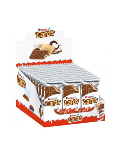 CHOCOLATINAS KINDER CARDS T2X30UD 768G