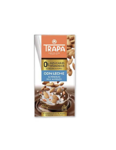 CHOCOLATE TRAPA 0% S/AZ LECHE ALMEN.100G