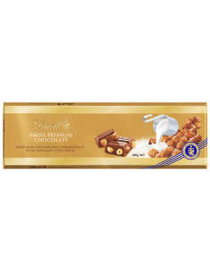 CHOCOLATE LINDT LECHE Y AVELLANAS 300GR