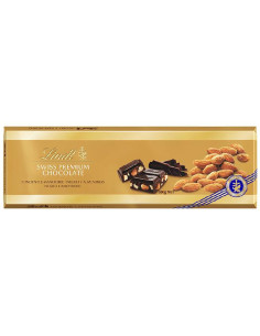 CHOCOLATE LINDT NEGRO ALMENDRAS 300GR