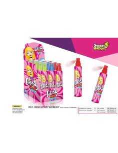GOLOSINA JOHNYBEE LICKEDY LIPS SPRAY 12UDS