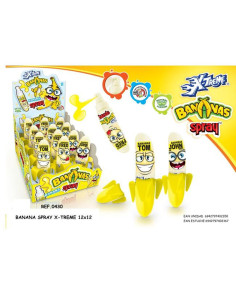 GOLOSINA JOHNYBEE BANANAS SPRAY 12UNI