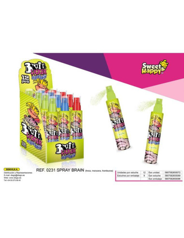 GOLOSINA JOHNYBEE BRAIN LICKER SPRAY 12UND