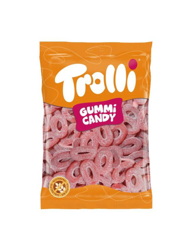 GOMAS TROLLI AROS FRESA PICA 250UND