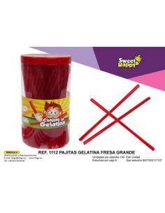 GELATINA GOLOMA CAÑA FRESA GRANDE 140UND