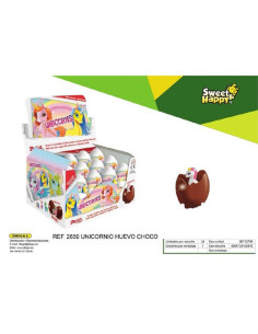HUEVOS BIP CANDY UNICORNIO EST.24UDS