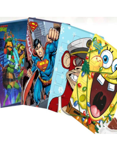 CALENDARIO BIP ADVIENTO MIX HERO 75GR