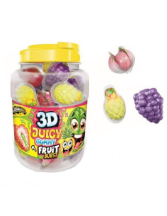 GOMAS JOHNYBEE FRUIT 3D JUICY GUMMY T.60UND
